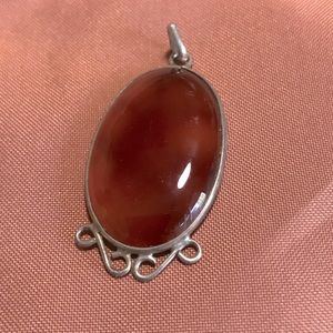 Golden Agate Crystal Stone Pendant
